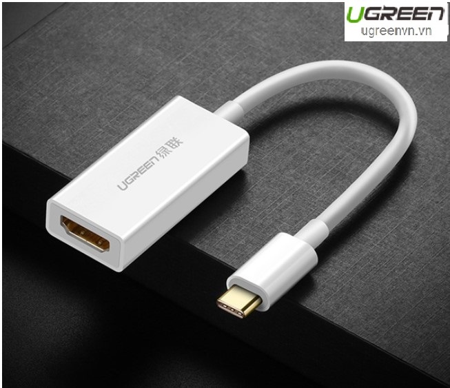 Cáp chuyển đổi USB-C to HDMI chính hãng Ugreen 40273 hỗ trợ 4k*2K cao cấp